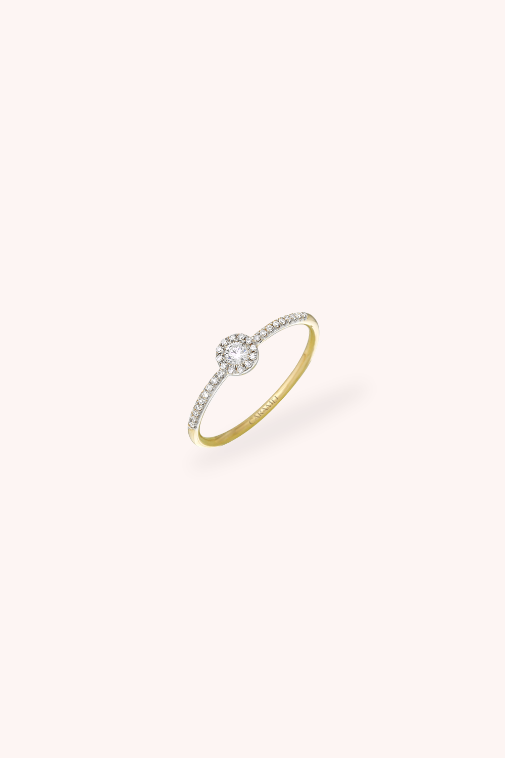 MINI SOLITAIRE HALO RING