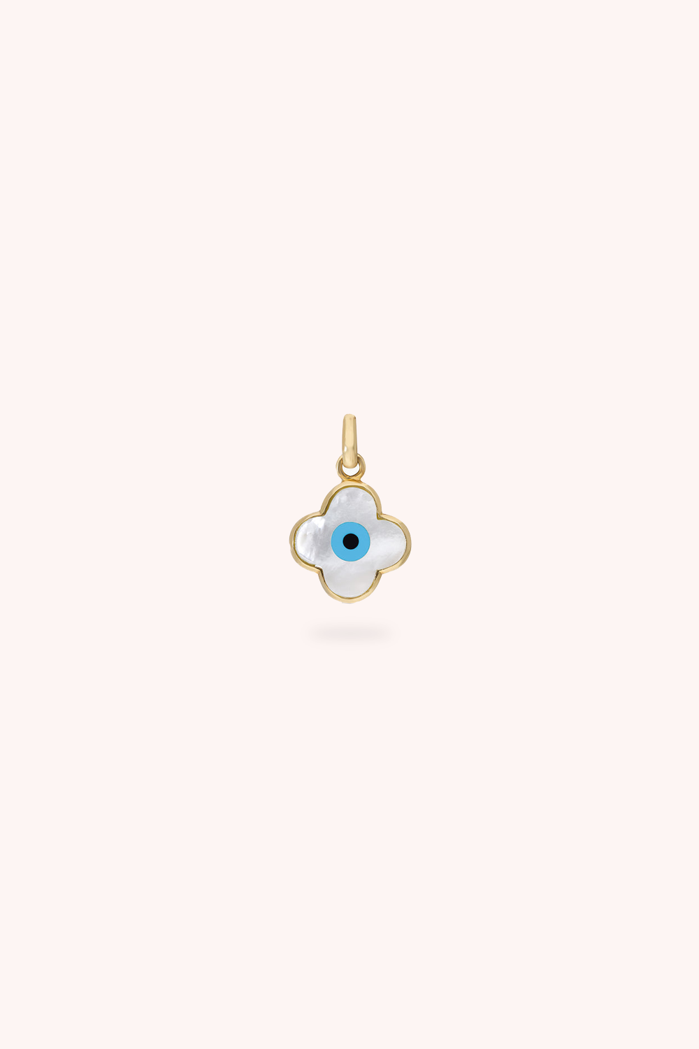 CLOVER EVIL EYE PENDANT CHARM