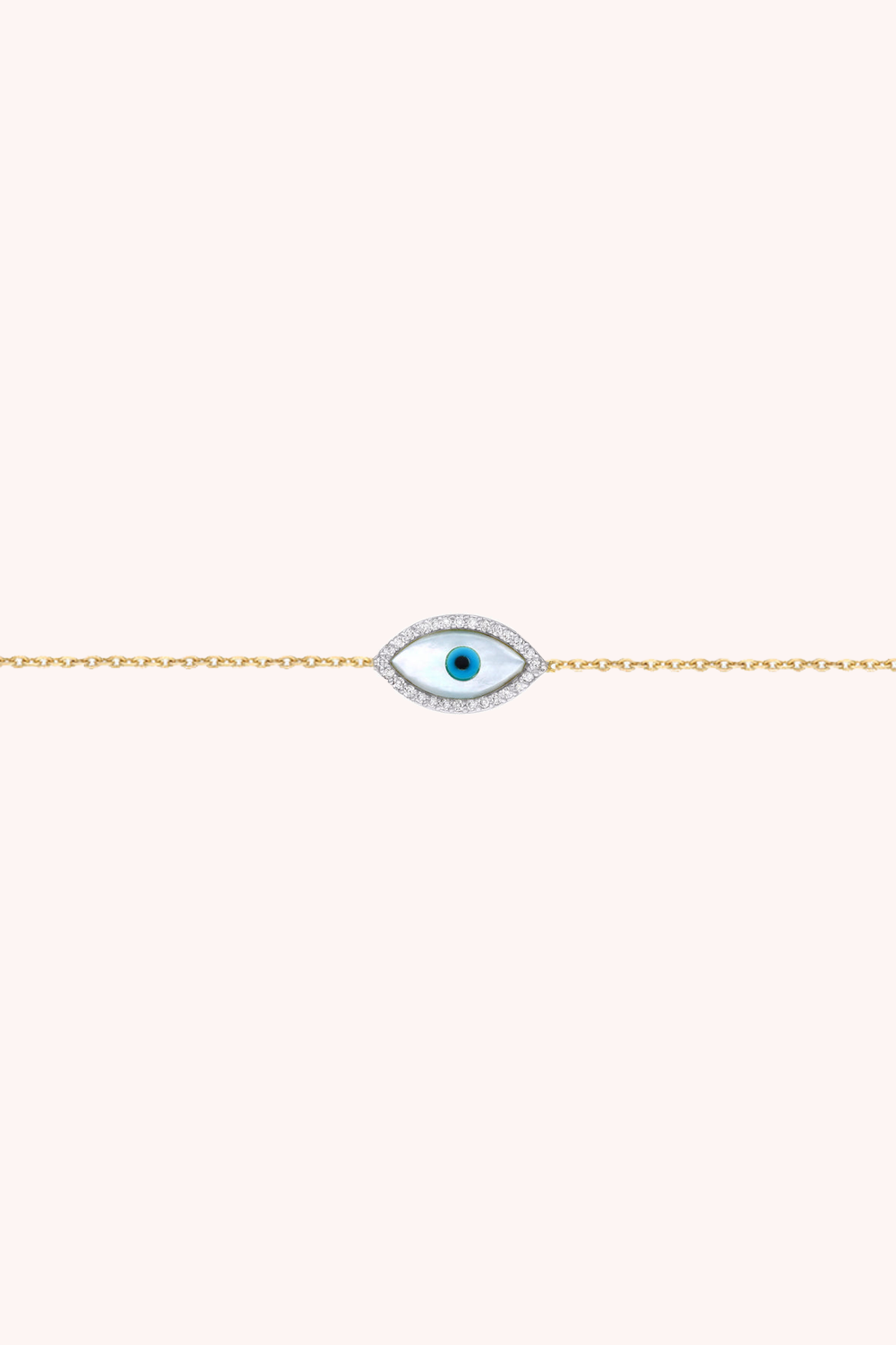 CLASSIC EVIL EYE DIAMOND BRACELET