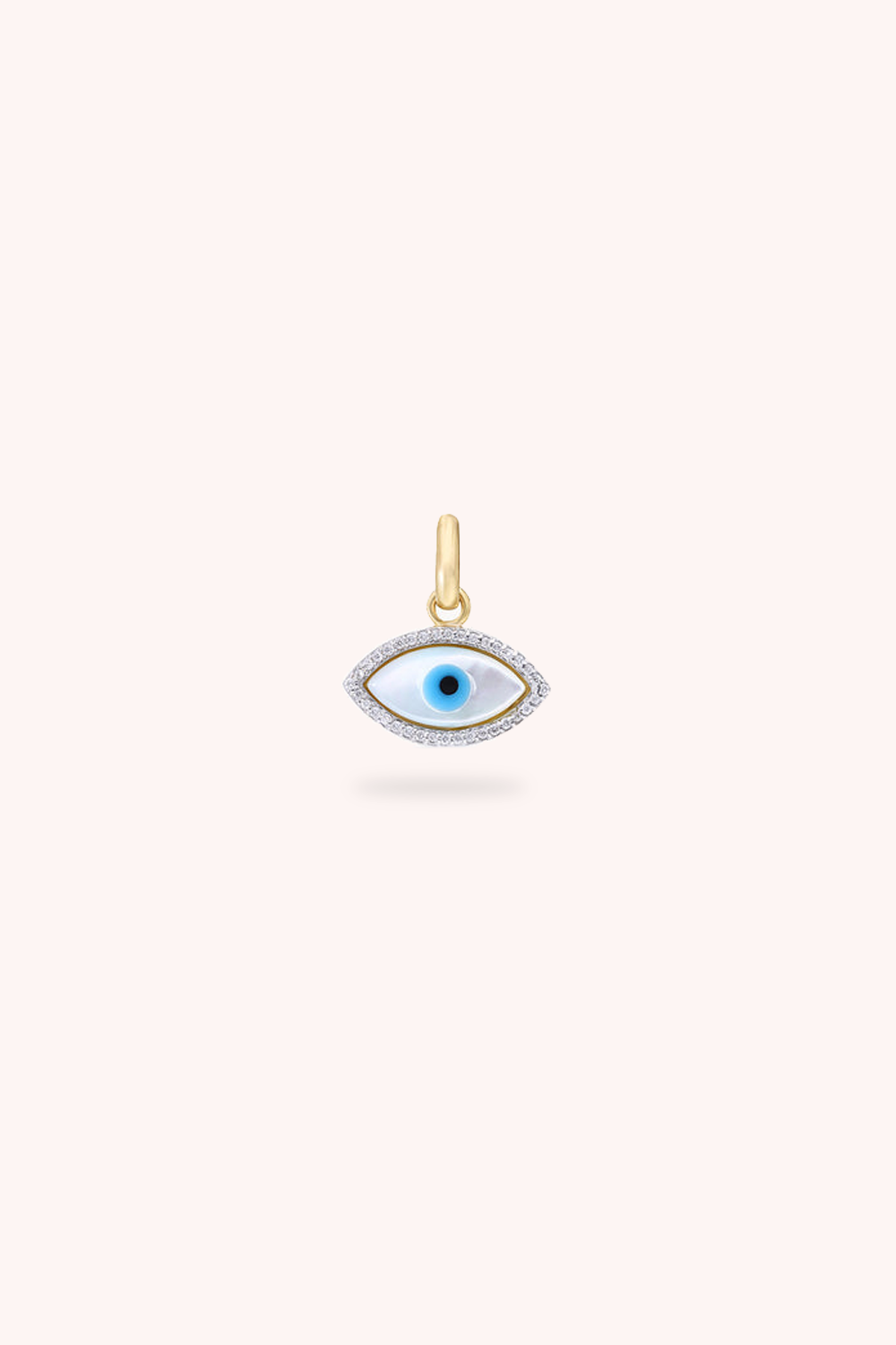 CLASSIC EVIL EYE DIAMOND PENDANT CHARM