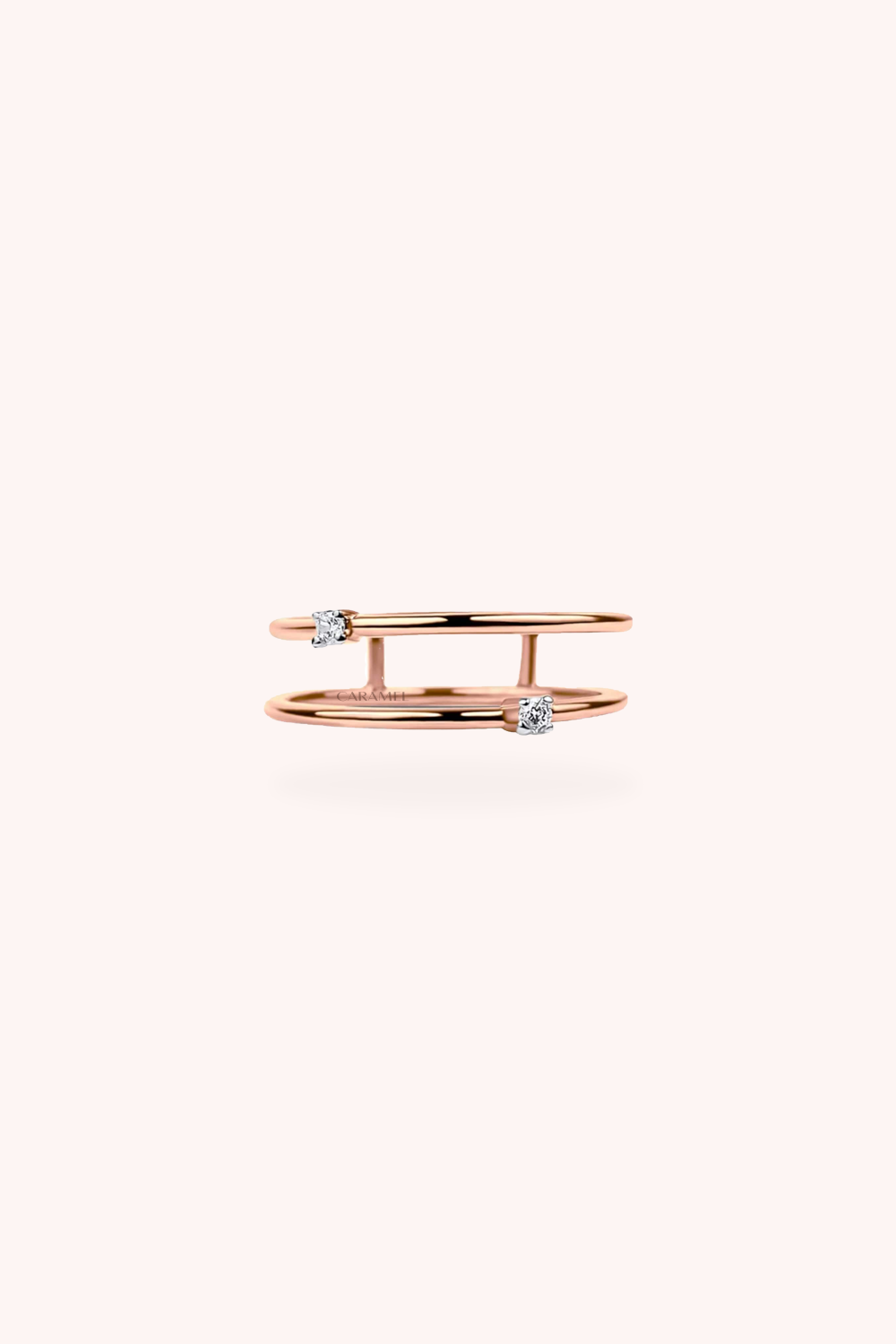 DAINTY TWINS RING