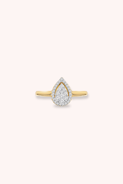 PEAR CLUSTER RING