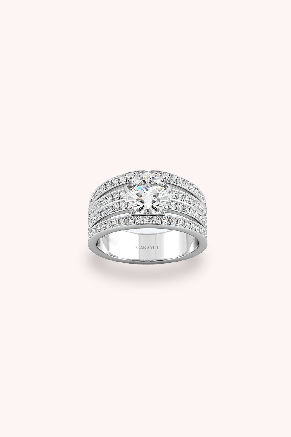 STATEMENT SOLITAIRE RING