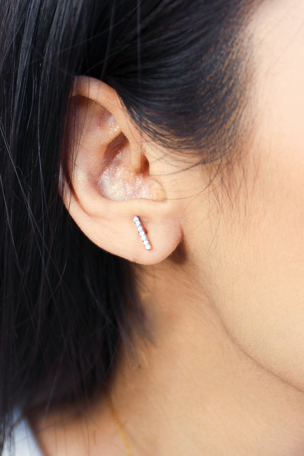 BAR EAR STUDS