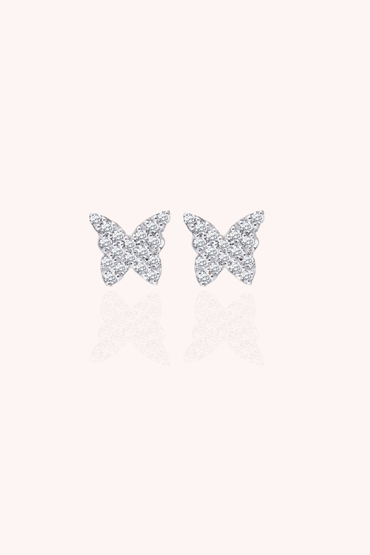 BUTTERFLY EAR STUDS