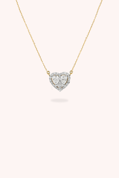 HEART ILLUSION NECKLACE