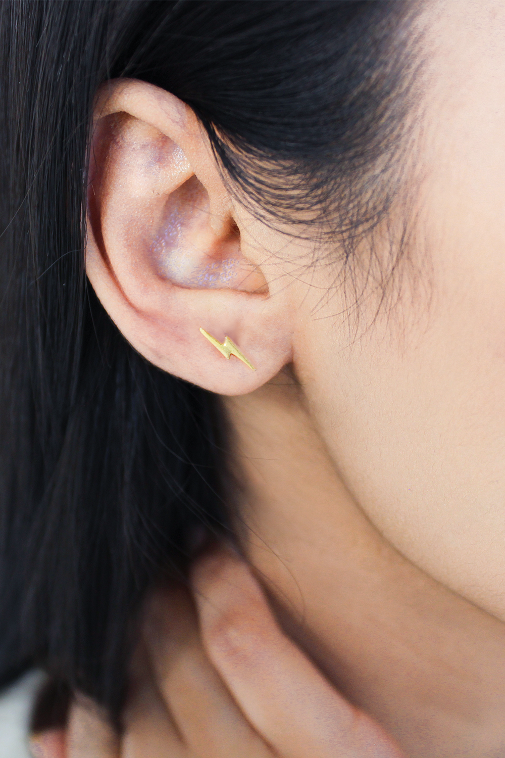 LIGHTNING EAR STUD | UNISEX