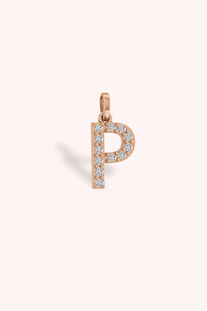 INITIAL DIAMOND PENDANT