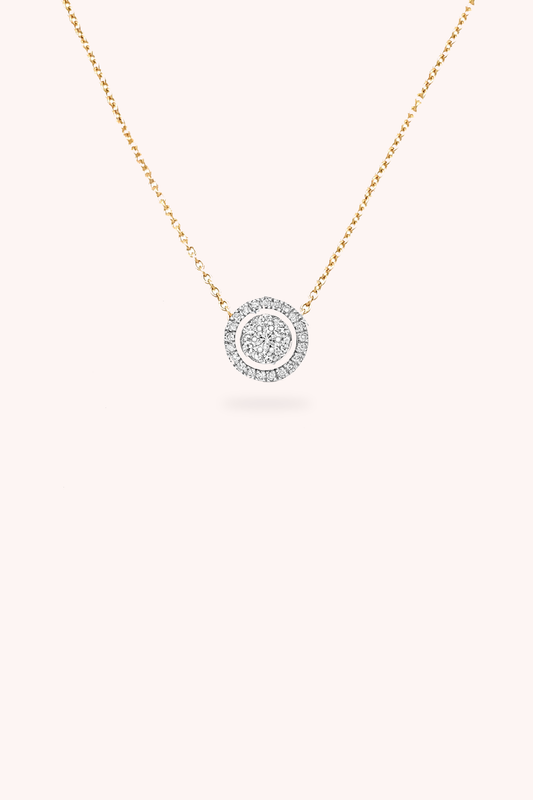 ROUND CLUSTER NECKLACE