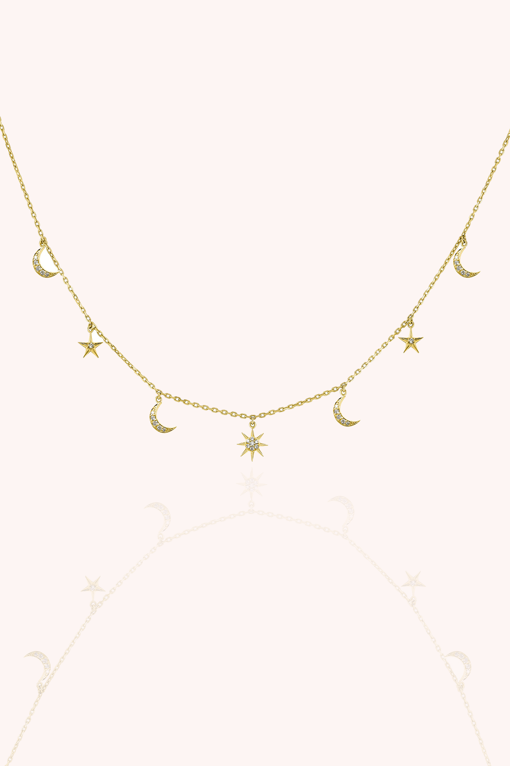 CELESTIAL CHARMS CHOKER NECKLACE