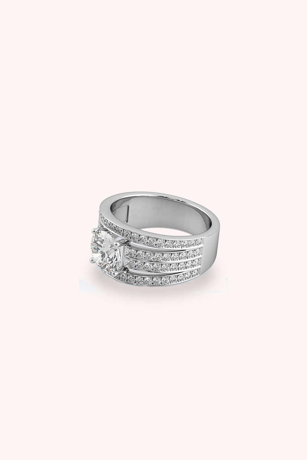 STATEMENT SOLITAIRE RING